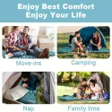 Portable High Quality Air Mattress for Camping - Ergonomic Single Sleeping Pad with Compact Carry Bag, Durable Lightweight Design for Outdoor