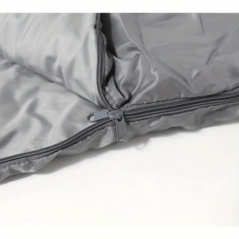 Ultra-Comfortable Outdoor Camping Envelope Sleeping Bag with Shell & Insulated Down/Synthetic Fill - All-Season Lightweight Design, Ergonomic Fit, Blue Colorblock 