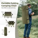 Oversized Camping Chair Folding Loveseat Camping Couch W/ Cup Holders & Padding Only for Outdoor