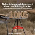 Portable Camping Table with Adjustable Height - Lightweight Outdoor/Indoor tripod base