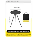 Portable Camping Table with Adjustable Height - Lightweight Outdoor/Indoor tripod base