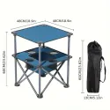 Folding Camping Table, Beach Tables for Sand Foldable, Camp Table, Comes with 4 Cup Holders And Storage Bags, Quick Unfolding And Folding, Suitable for Camping
