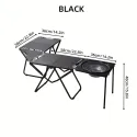 Portable Folding Camping Table - Camping Table Foldable, 300lb Weight Capacity & Compact Design for Outdoor Camping