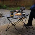 Portable Folding Aluminum Alloy Table For Outdoor Picnics, Camping