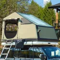 Inflatable Rooftop Camping Tent, OYEROL Multifunctional SUV Tent, Featuring an Extended Canopy, Two TPU Skylights