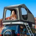 Inflatable Rooftop Camping Tent, OYEROL Multifunctional SUV Tent, Featuring an Extended Canopy, Two TPU Skylights