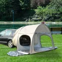 SUV Rear Tent Large Camping Tent Beach Tent Sturdy and Durable 210D Oxford Cloth Tent UV Blocking Tent Waterproof Tent 118in*59in*78.8in