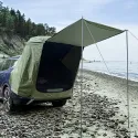 SUV Tail Tent with Mesh Netting, Support Poles, And Expandable Canopy. Suitable for Camping And Vehicle-mounted Picnics