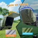SUV Tail Tent with Mesh Netting, Support Poles, And Expandable Canopy. Suitable for Camping And Vehicle-mounted Picnics