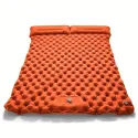 2-person Or 1-person Ultra Light Nylon TPU Self Inflating Camping Sleeping Mat, Lightweight Camping Air Cushion With Built-in Pump Camping Bed