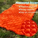 2-person Or 1-person Ultra Light Nylon TPU Self Inflating Camping Sleeping Mat, Lightweight Camping Air Cushion With Built-in Pump Camping Bed