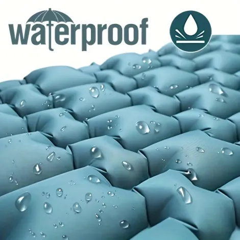 Portable High Quality Air Mattress for Camping - Ergonomic Single Sleeping Pad with Compact Carry Bag, Durable Lightweight Design for Outdoor