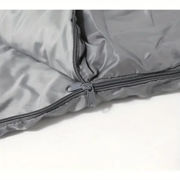 Ultra-Comfortable Outdoor Camping Envelope Sleeping Bag with Shell & Insulated Down/Synthetic Fill - All-Season Lightweight Design, Ergonomic Fit, Blue Colorblock 