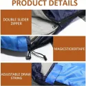 Adult Double Sleeping Bag with 2 Pillows, Size XL Bag for 2 People, Cold Warm Weather- 3 Seasons, Adults Sleeping Bag for Camping, Backpacking or Hiking