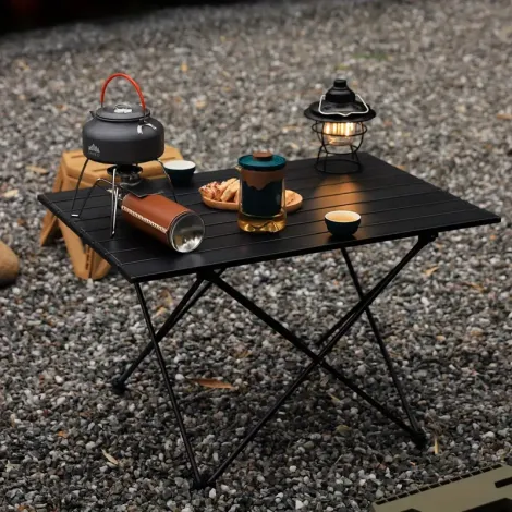 Portable Folding Aluminum Alloy Table For Outdoor Picnics, Camping