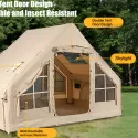 Easy Setup Inflatable Camping Tent with Hand Pump - High Quality & Windproof 4-Season family tent