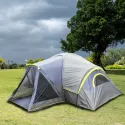 10 People Three Rooms Fiberglass Poles Camping Tents For Family Camping Outdoor Camping