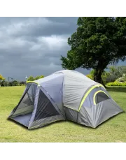 10 People Three Rooms Fiberglass Poles Camping Tents For Family Camping Outdoor Camping