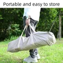 2-in-1 Portable Hexagon Tent & Canopy - UV Protection, Waterproof Oxford Fabric for Outdoor Camping and Picnics, Khaki