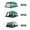 Large Family-Friendly Waterproof Outdoor Tent - Windproof & Rainproof Portable Camping & Picnic Tent