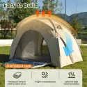 Ultralight Portable Double Camping Tent - 2-Person Oval Shelter with Storage Bag, Lightweight & Easy Setup for Hiking, Camping, Picnics - Durable Nylon/PVC Material,Outdoor Adventure Gear