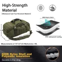 Gym Bag Duffle Bags Backpack - Travel Weekender Bag for Men Women Workout Bag for Military, Sports, Overnight
