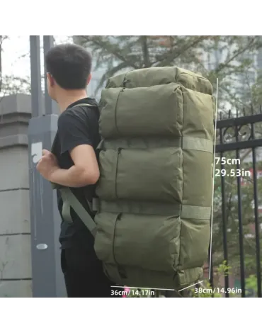 Durable Oxford Cloth, Multi-Pocket Design for Luggage & Gear Storage, Water-Resistant, Ideal for Sports & Long Trips