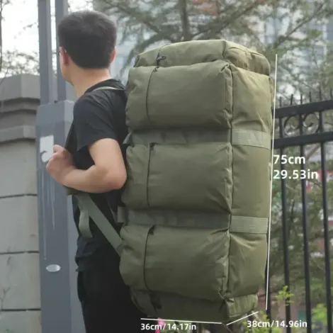 Durable Oxford Cloth, Multi-Pocket Design for Luggage & Gear Storage, Water-Resistant, Ideal for Sports & Long Trips