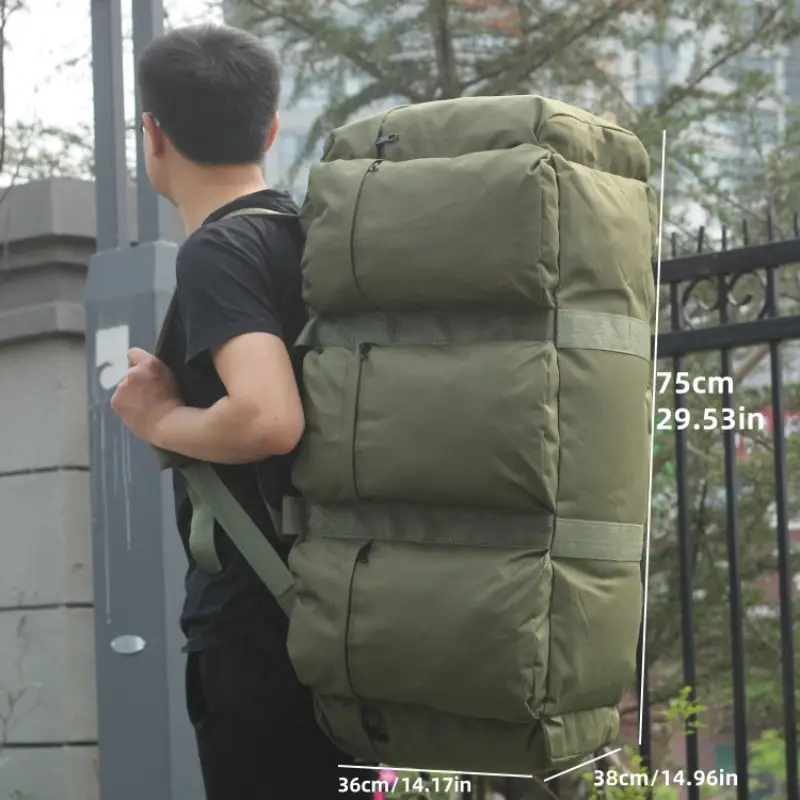 Durable Oxford Cloth, Multi-Pocket Design for Luggage & Gear Storage, Water-Resistant, Ideal for Sports & Long Trips